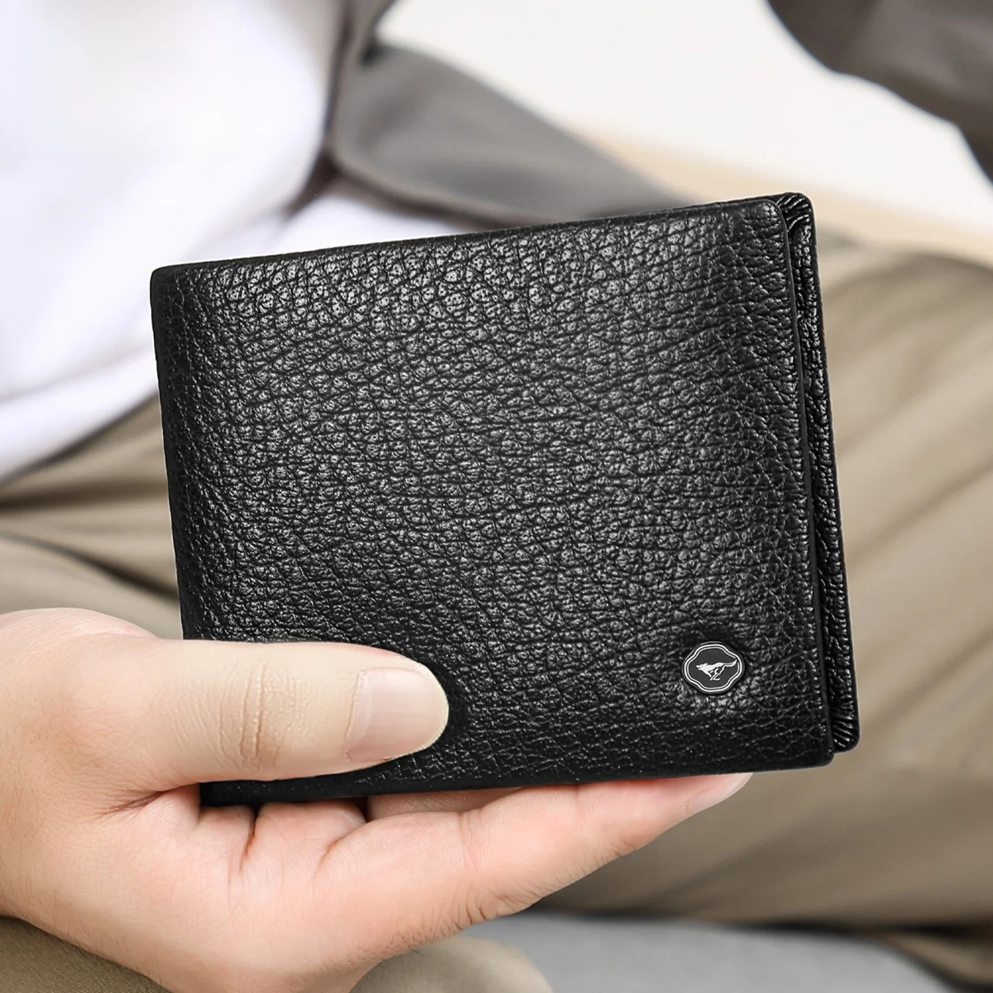 septwolves-genuine-leather-wallet-men's-short-thin-silver-purse-soft-bifold-business-casual-youth-coin-purse-cowhide-wallet