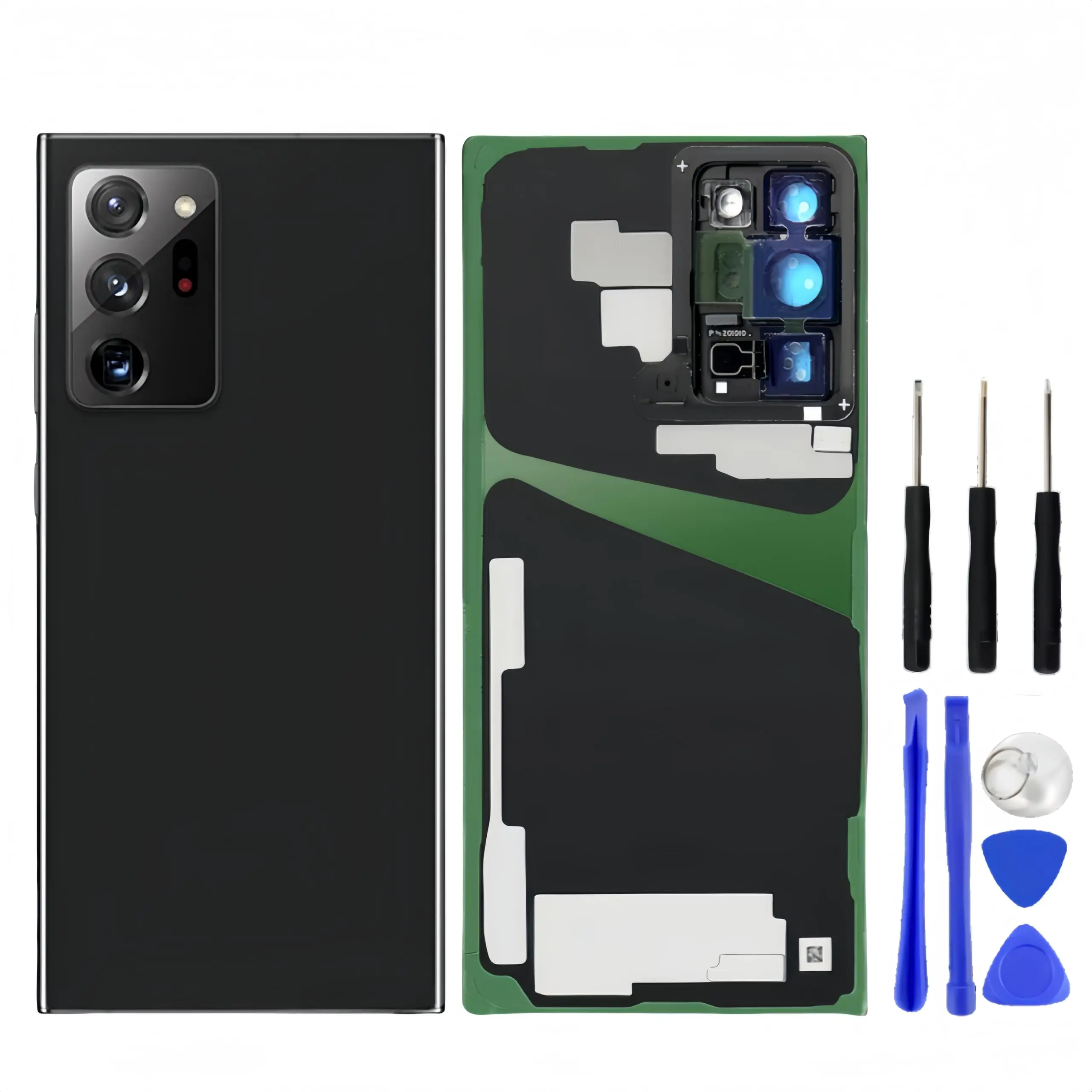 Für Samsung Galaxy Note 20 Ultra Batterie Zurück Abdeckung Glas Hinten Gehäuse Abdeckung Ersatz Fall Mit Kamera Objektiv für Galaxy N20 Ultra