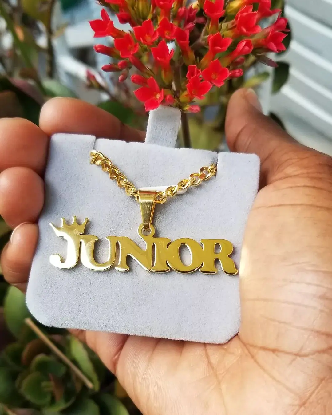 Custom Crown Coração Nome Colar para Mulheres e Homens, Corrente Cubana de Aço Inoxidável Personalizado, Jóias da Moda, Presentes para Ela