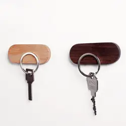 Key Rack Lightweight Key Holder Water-Resistant Wear Resistant  Fashion Black Walnut Key Magnet Hanger