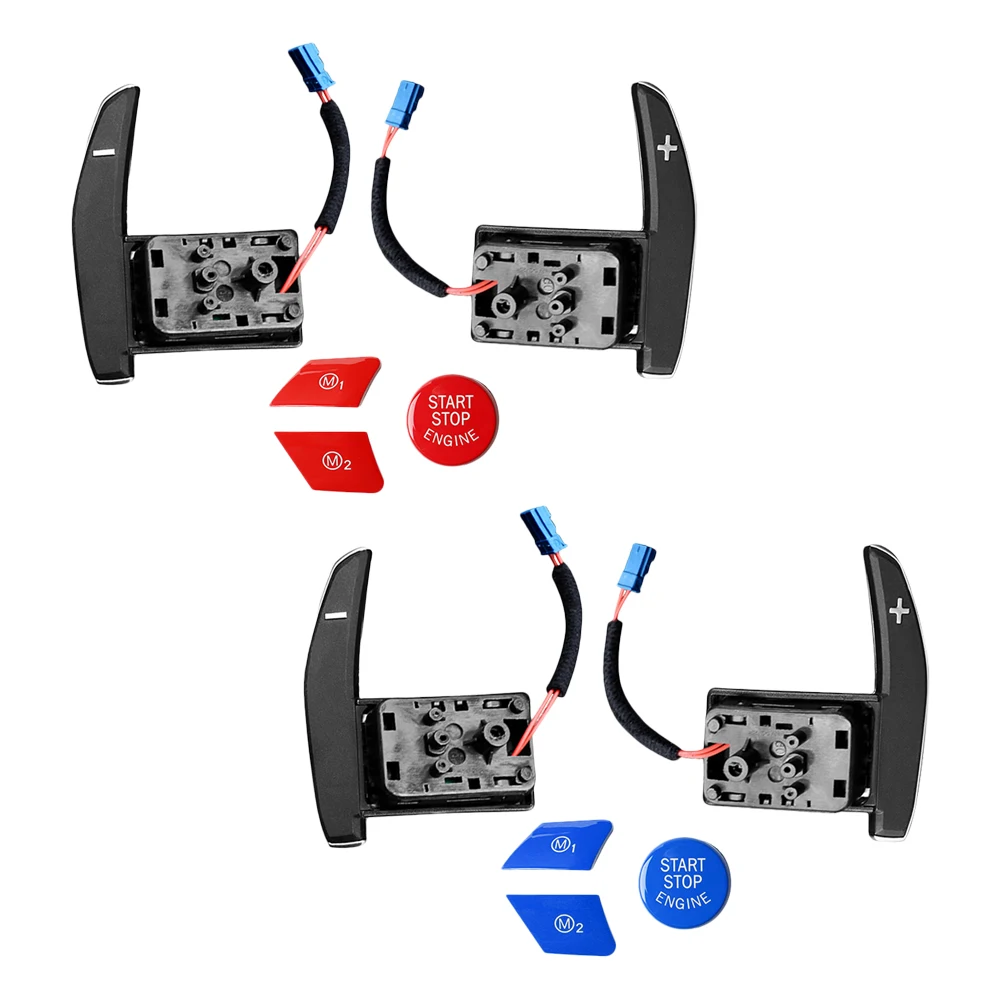 

Steering Wheel M1 M2 Button Switch Cover Start Engine Switch Shifter Extensions for BMW 1 Series F20/F21 M Sport 2012-2019