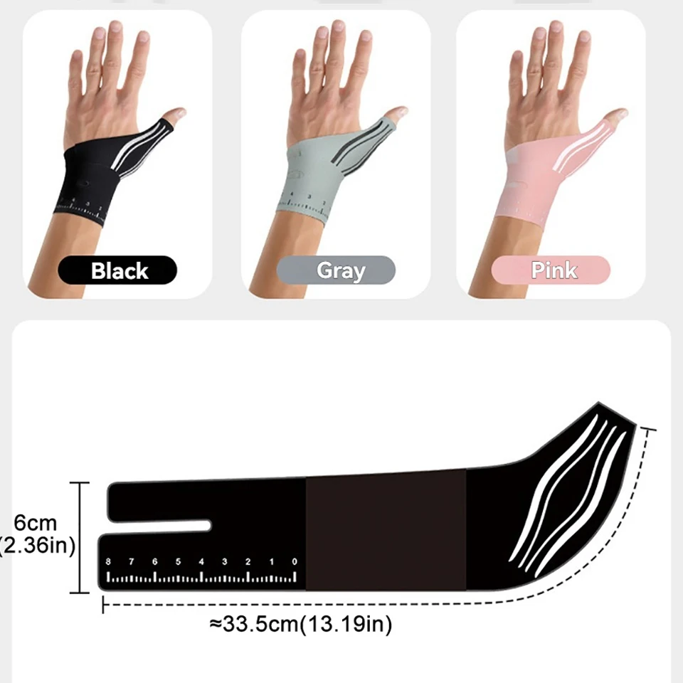 GTUBIKE 1PCS Fixed Sport Wrist Guard Wrist Sprain Tendonitis with Fastener Tape Wristband Ultra Thin Joint Brace Basketball