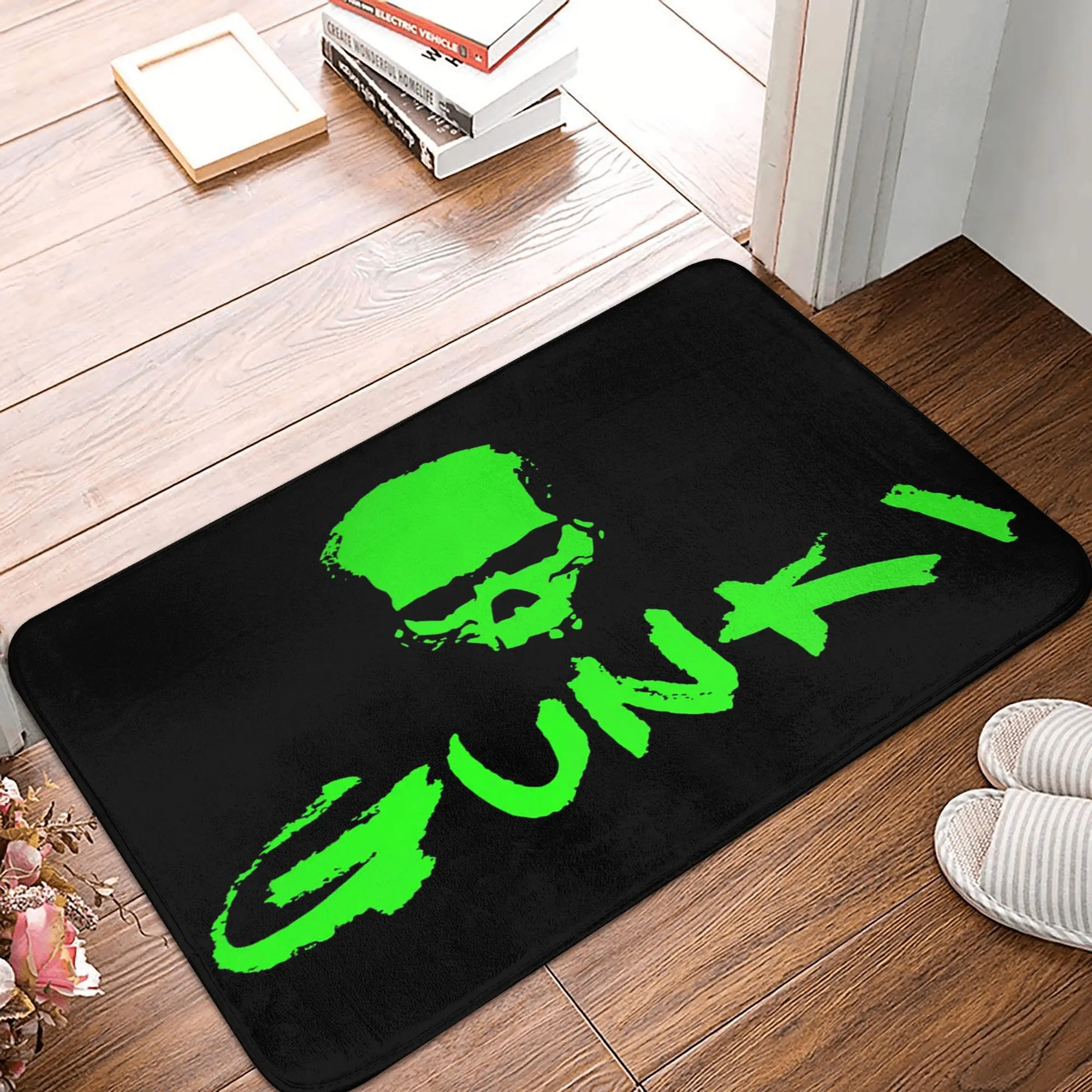 tapete-antiderrapante-gunki-logo-angling-skull-fishing-para-cozinha-entrada-casa-e-banheiro