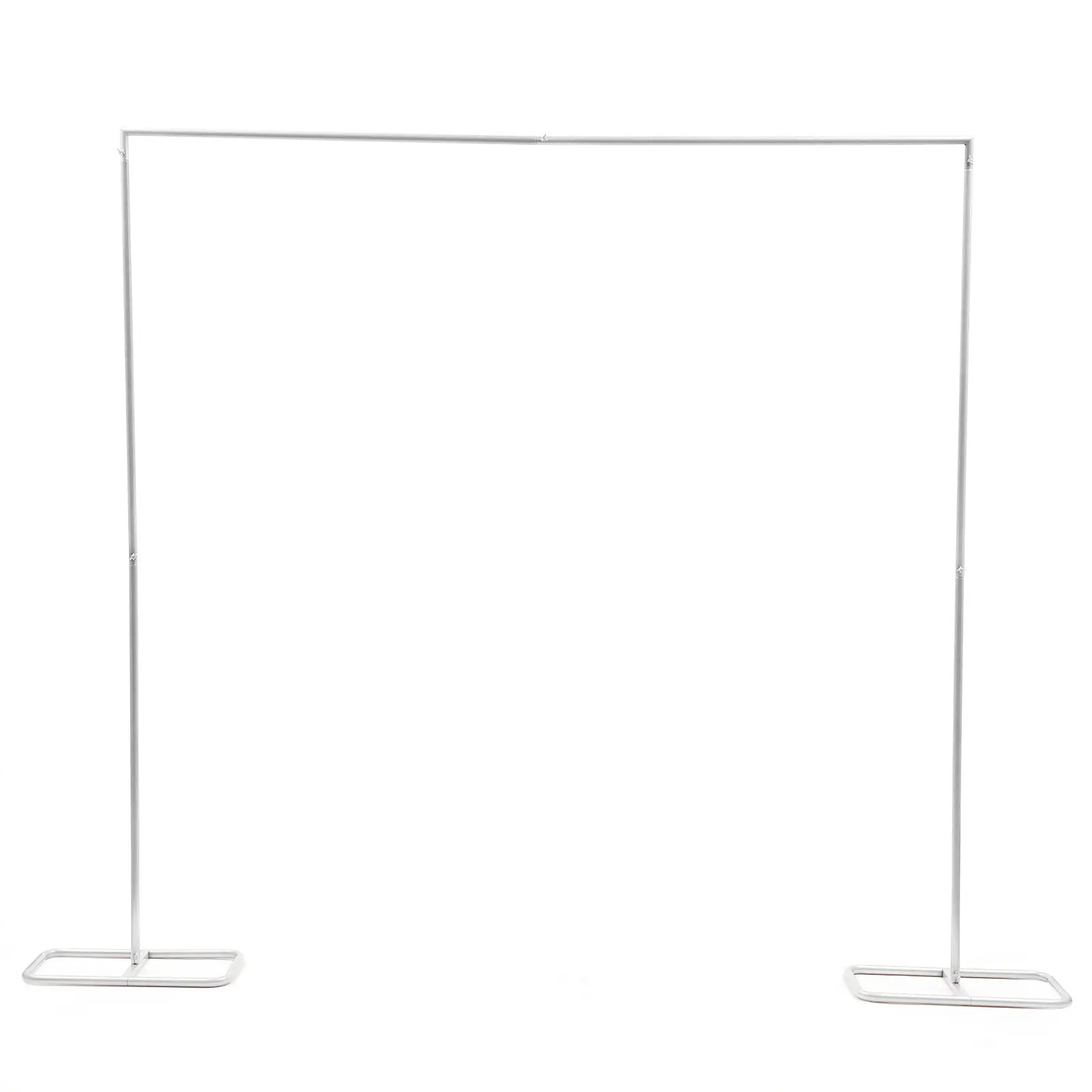

2.1*2M Rectangle Large Size White Iron Wedding Arch Backdrop Stand Balloon TOP White Wedding Arch Rack Party Flower Vine Balloon