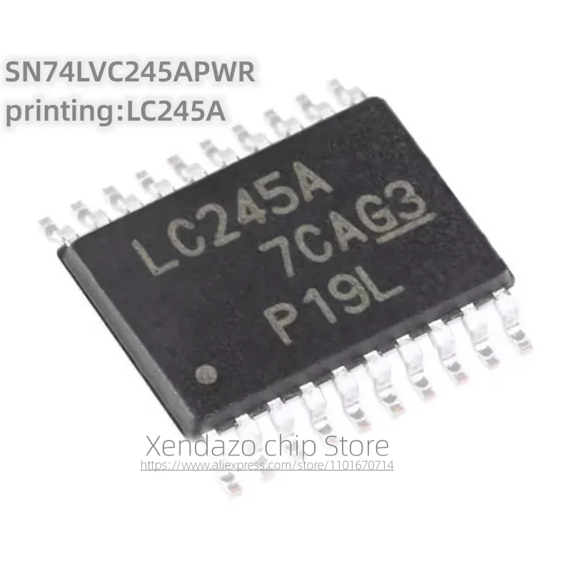 10pcs/lot SN74LVC245APWR printing LC245A TSSOP-20 package Original genuine Tri state output eight bus transceiver chip