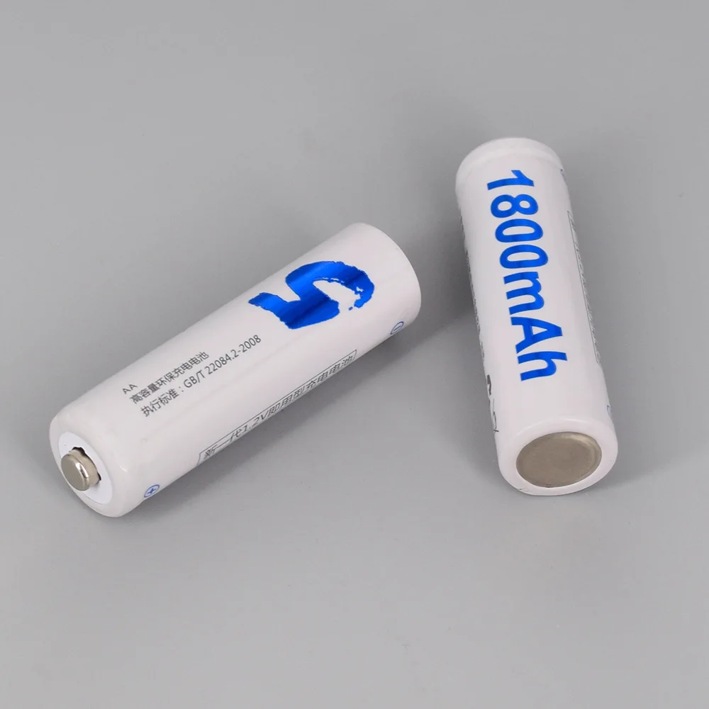 New For PALO 4-16PCS AA 1.2V NIMH AA Rechargeable Battery 1800mAh Low Self Discharge AA NI-MH Batteries for Camera Toy Car