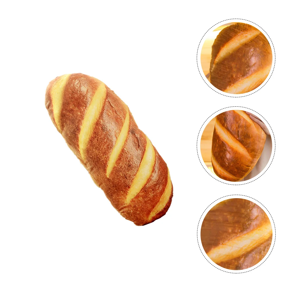Bread Pillow Shape Throw Nap Imitation Sofa Butter Back Cushion Simulation Couch Pillows