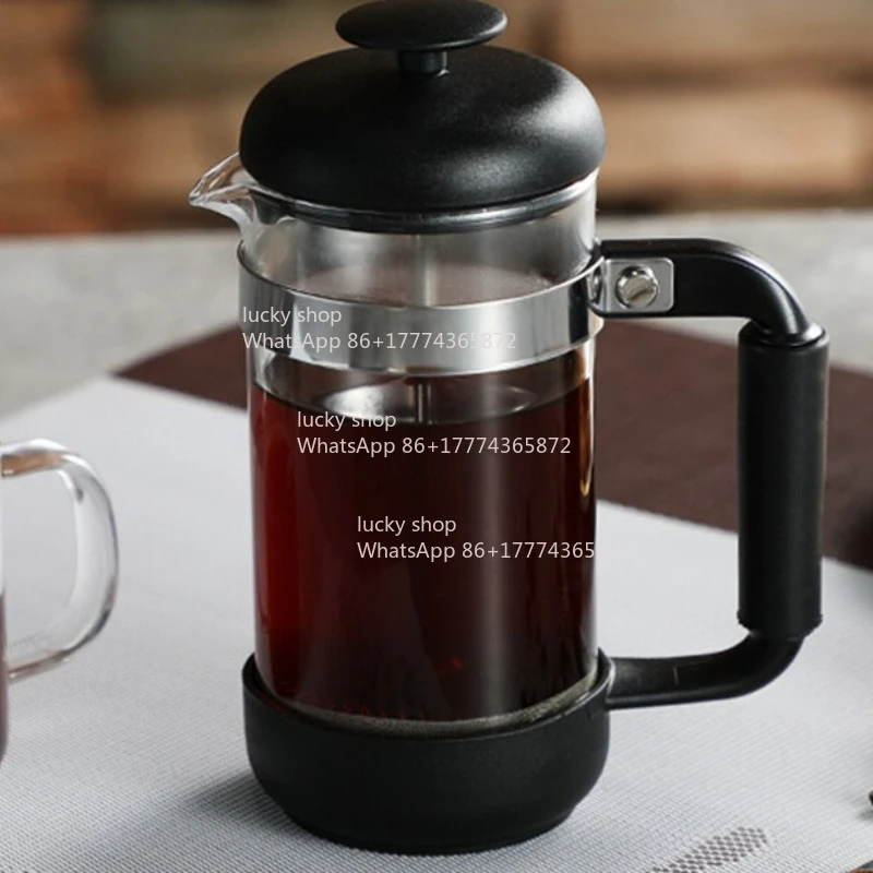 French Press Pot Stainless Steel Household Manual  Pot Hand Brewed Coffee Machine Filter Cup