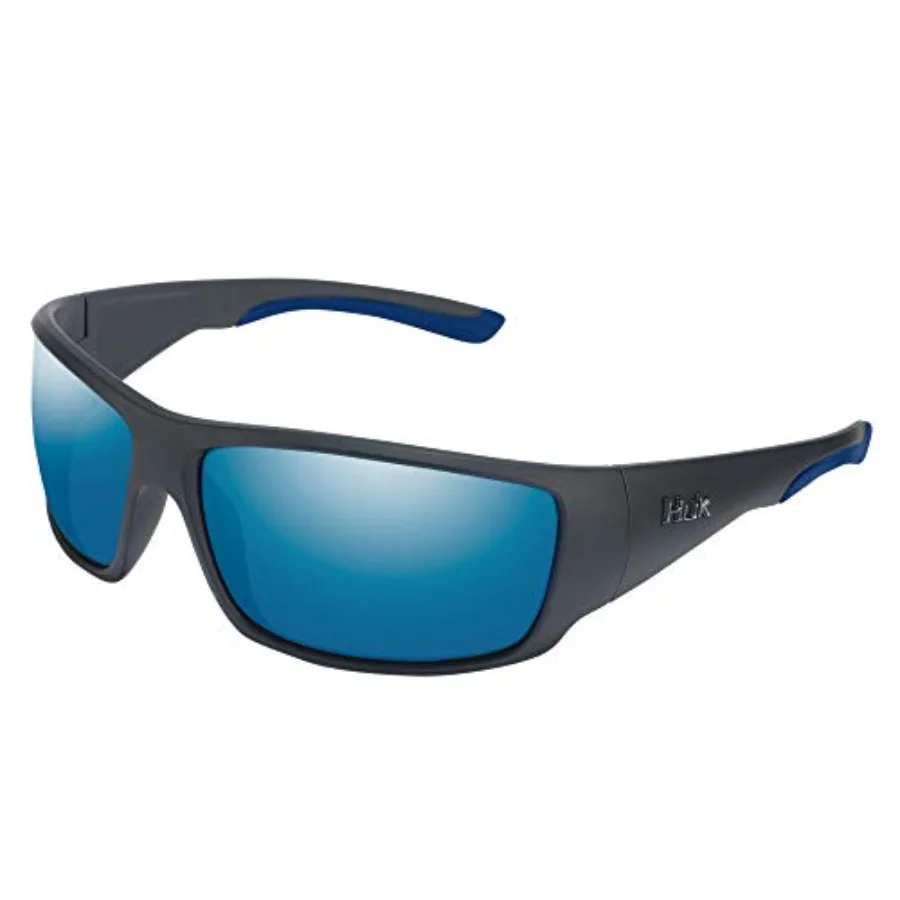 

Polarized lens sunglasses with performance frames for fishing sports outdoors use made of lightweight nylon matte black finish