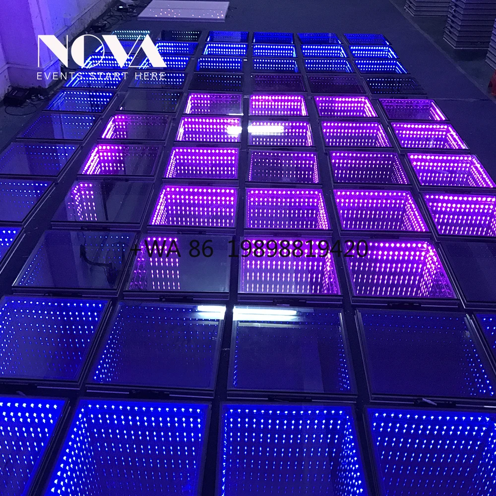 

3D-панели для танцпола Infinity Dance Floor: горячая распродажа светодиодных танцполов