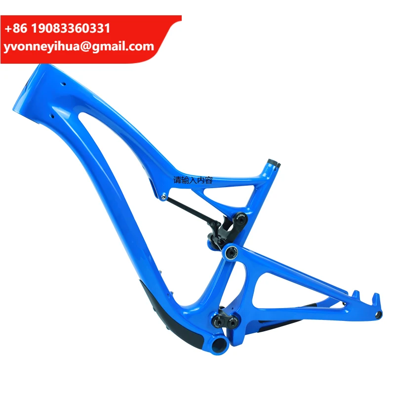 

New Design Internal Cable Full Suspension Enduro Bike Carbon Frame Thru-axle Model Carbon T800 Bicycle Parts Bike Frame