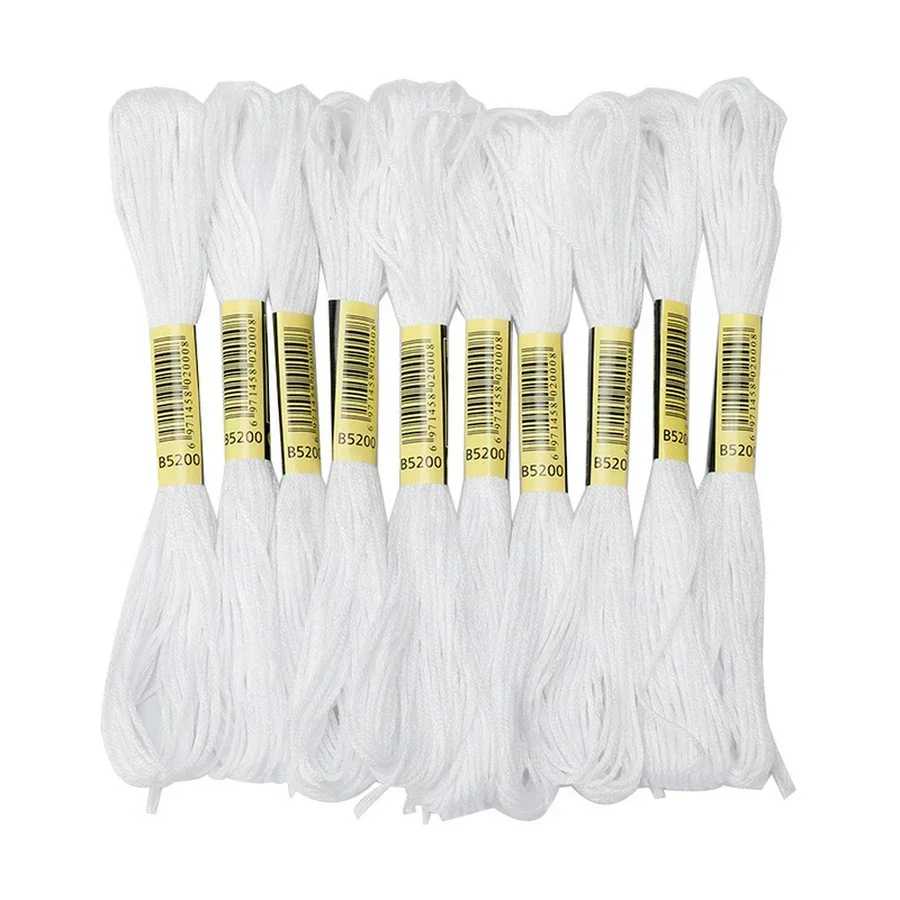 240PCS Cross Stitch Thread Embroidery Floss Skeins Hand Sewing Threads DIY Craft Needlework Sewing Tool