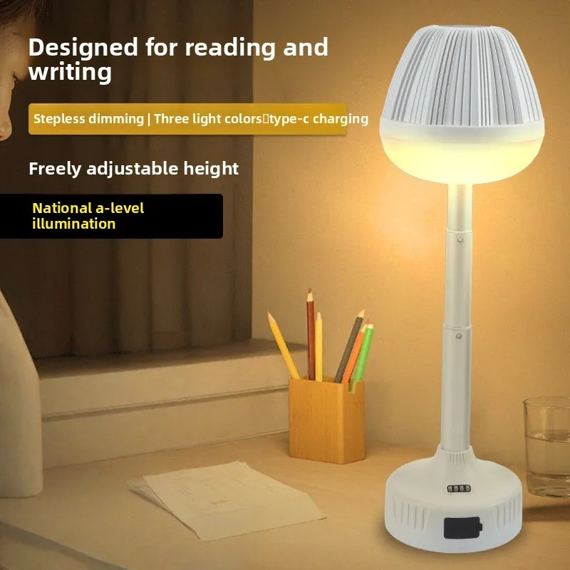 

Светодиодная лампа для сна в спальне, энергосберегающая, защита глаз, домашняя прикроватная тумбочка, перезаряжаемая, настольная лампа с мягким светом для студенческого общежития