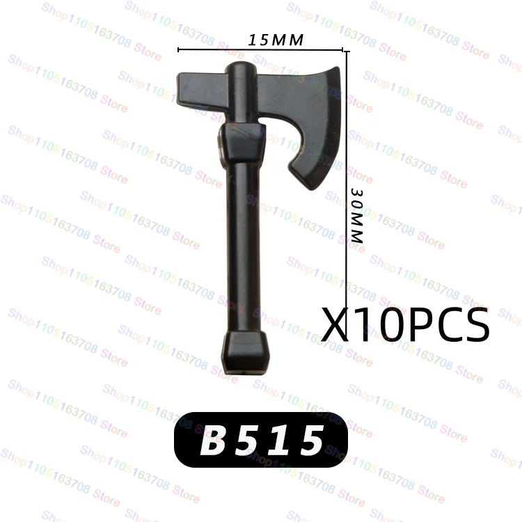 PJT051 Średniowieczne Akcesoria Miecze Łuki Strzały Włócznie Tarcze Mini Figurki Akcji Klocki Model do Składania Zabawki