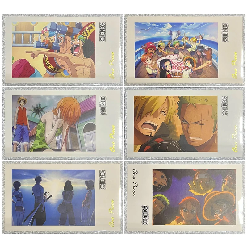 

Anime One Piece Hancock Nami Robin Shanks Zoro Sanji Luffy Brook Collection Cards Christmas Birthday Gifts Children's Toys
