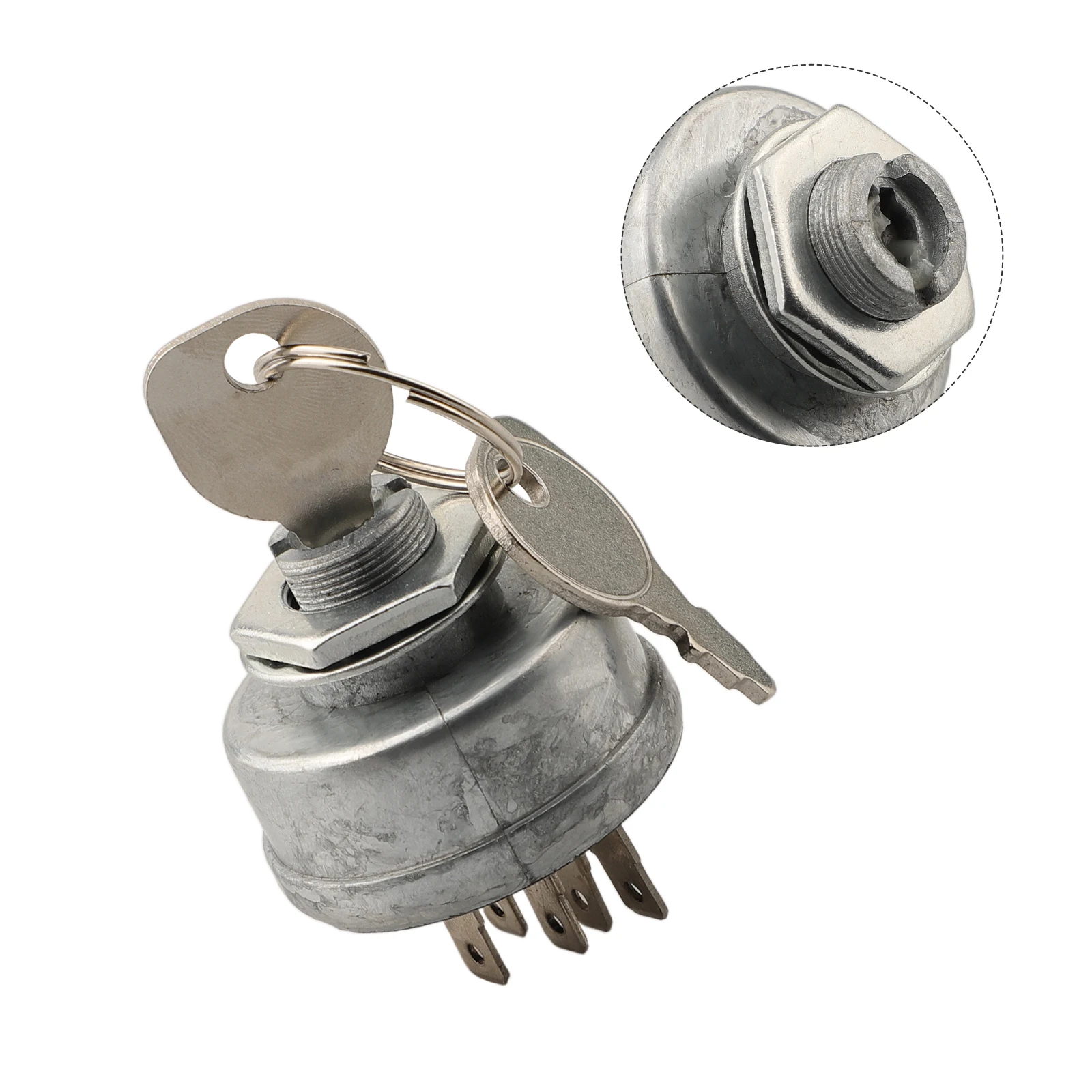 Heavy Duty Lawn Tractor Ignition Starter Switch that Replaces OEM Parts 531401 & Others; Perfect Fit for Several Models