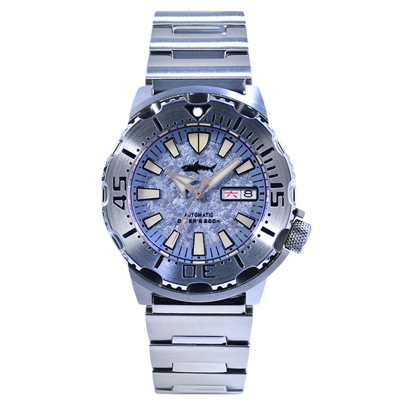 

Heimdallr Monster Automatic Watches NH36A Movement 42mm Dual Calendar Stainless Steel C3 Lume 20Bar Mechanical Men's Watches