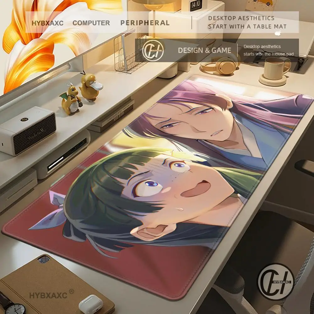 The Apothecary Diaries Anime Mouse Pad Cute HD Rubber Desk Pad Extended Gaming Keyboard Mat Large HYBXAXC XXL Game Mouse Pad