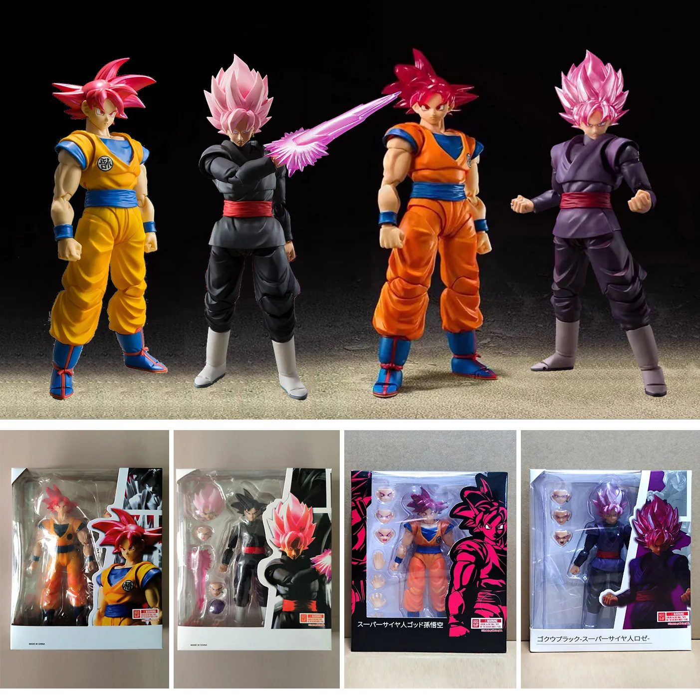 Figura de acción articulada SHF de Dragon Ball Z, Ultra Instinto Goku, Super Saiyan Vegeta, Trunks, Gohan, Krillin, juguete para fanáticos del anime, regalo