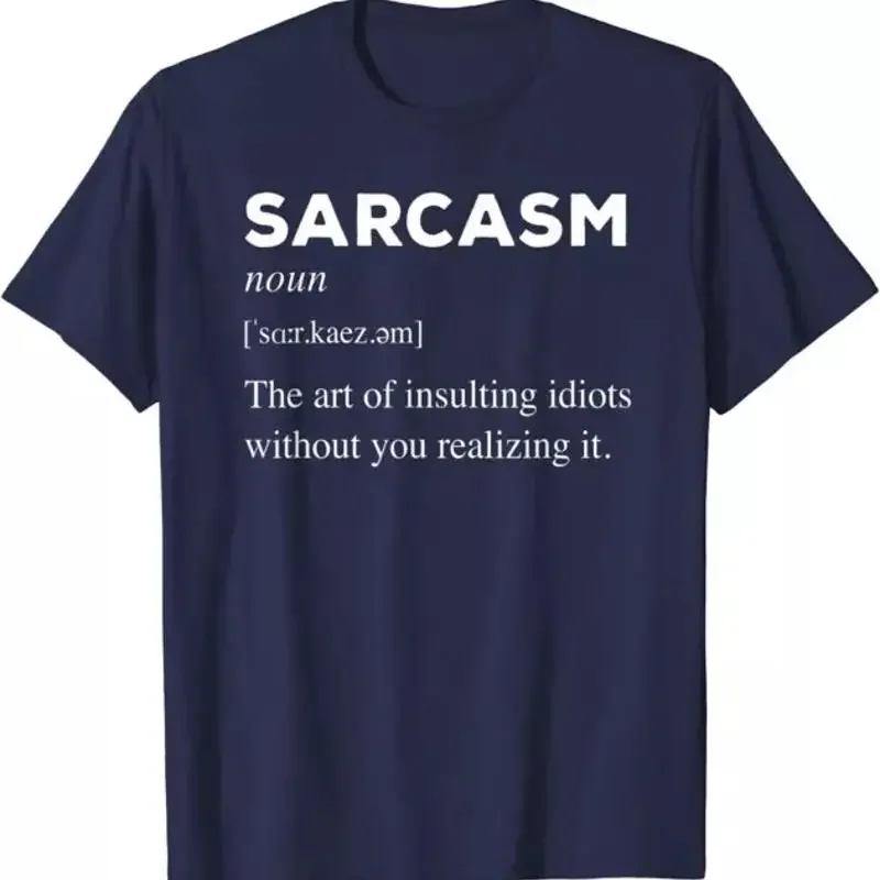Sarcastic Dictionary Definition of Sarcasm Funny T Shirt