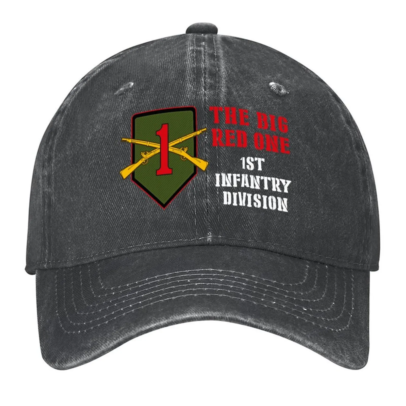 

The Big Red One / 1st Infantry Division Baseball Cap Hat Luxury Brand Mountaineering Luxury Brand dad hat Men Women's