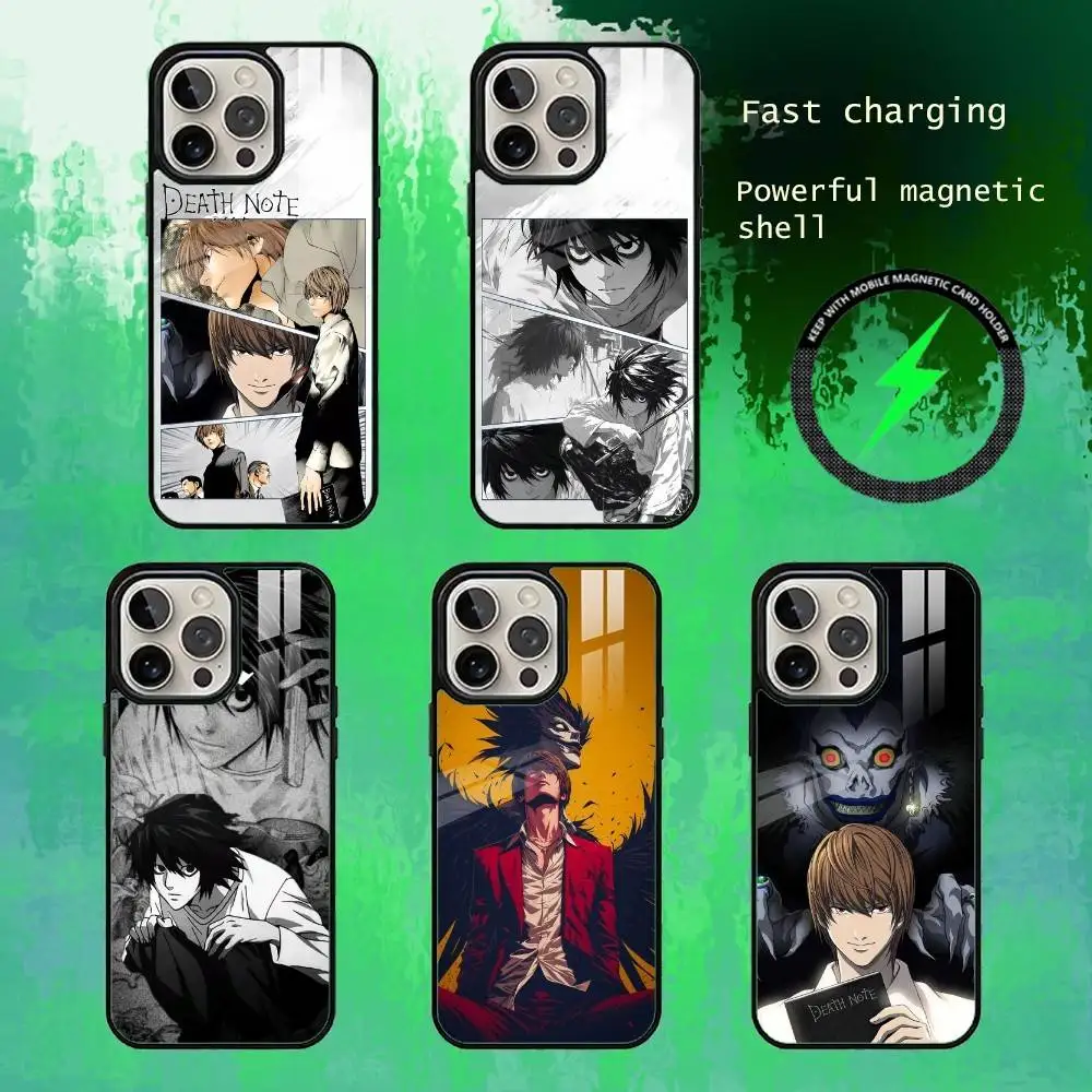 

Classic Death NoTe Phone Case For iPhone17,16,15,14,13 Plus,Pro Max Magnetic For Magsafe Wireless Charging
