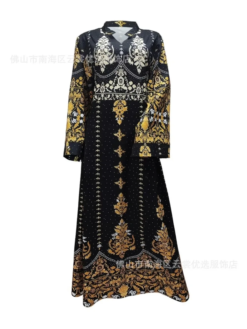 Eid femmes Robe musulmane Abaya fête Jalabiya Ramadan robes longues broderie robes Largos caftan arabe longue Robe maroc caftan