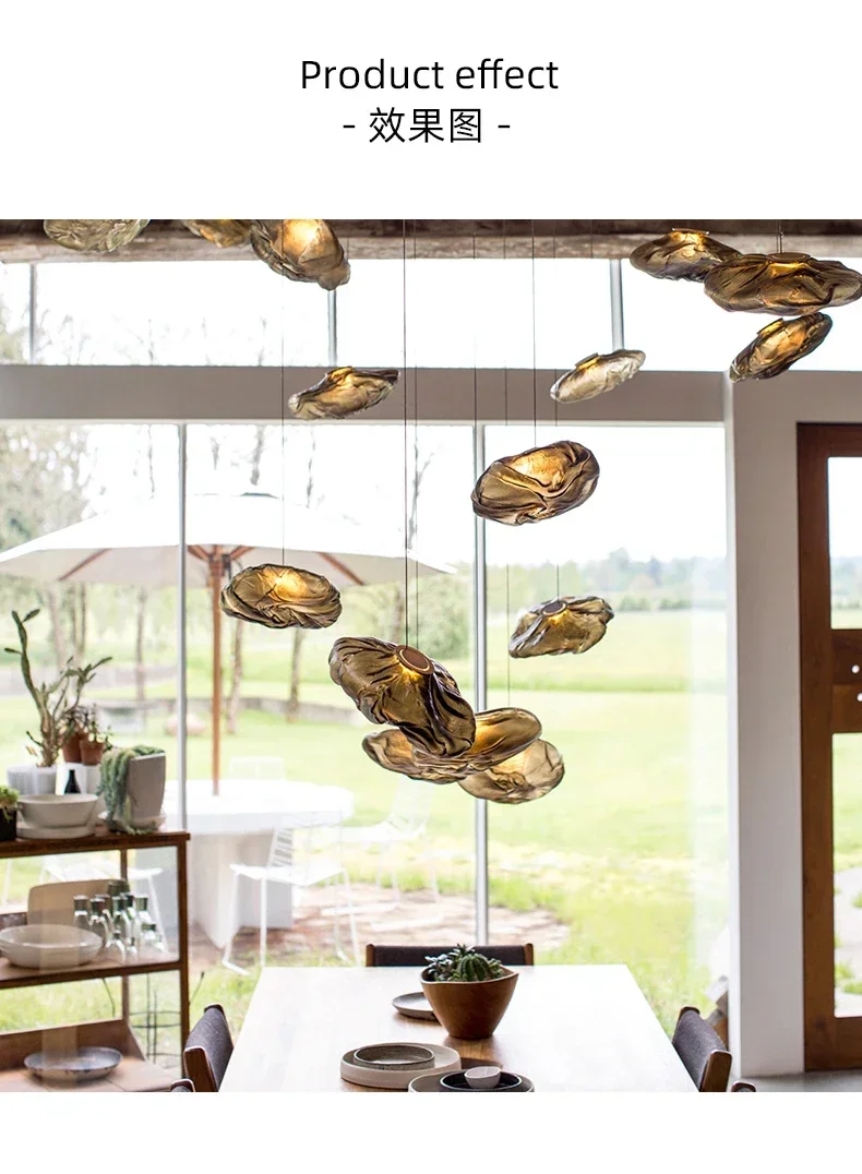 LED Creative Nordic Chandelier Dining Room Kitchen Island