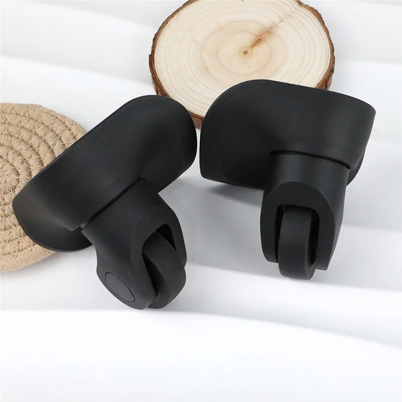 ABDJ-accessoires de chariot 2 paires de roues de bagages de remplacement pour valise silencieuse bagages Spinner roulette A08 roues en caoutchouc