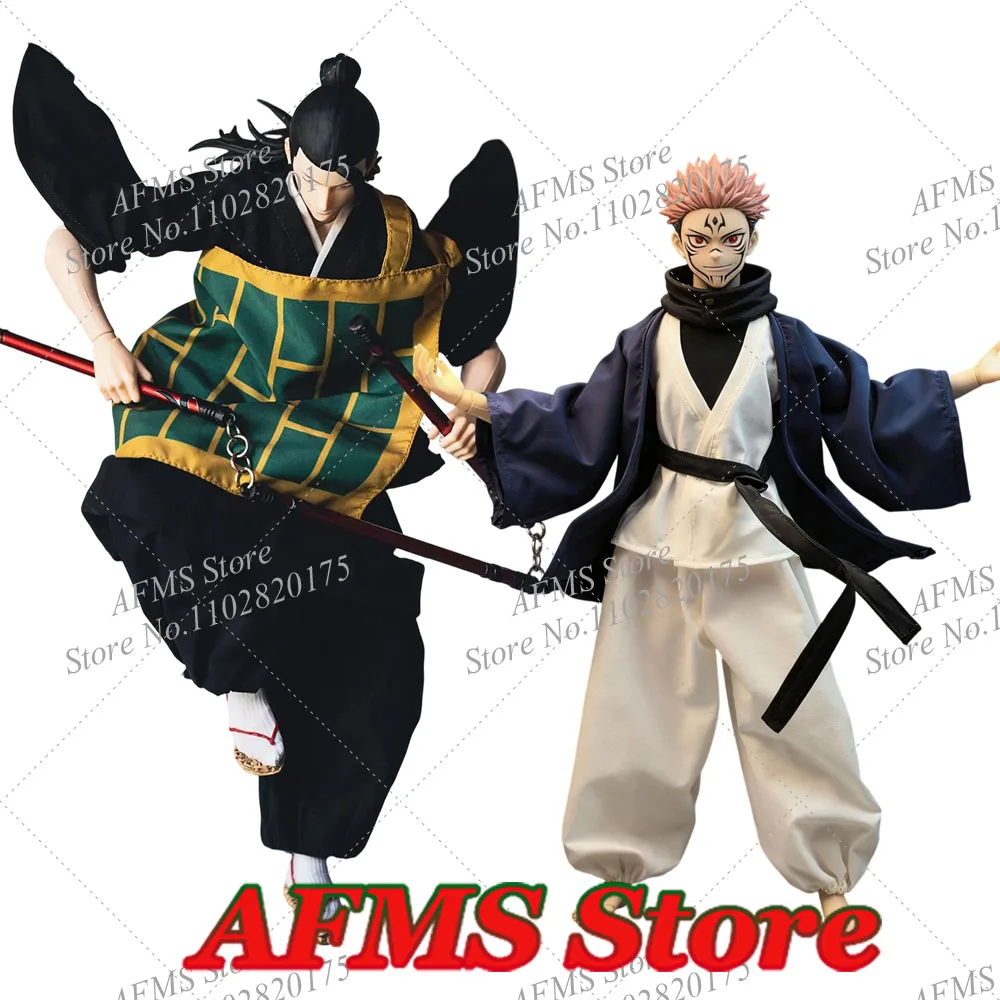 

Коллекционная фигурка в масштабе 1/6: Рёмен Сукунэ в брюках и пальто ‌ Таоистская монашеская роба Geto, униформа для боевых искусств, подходит для 12-дюймовых фигурок