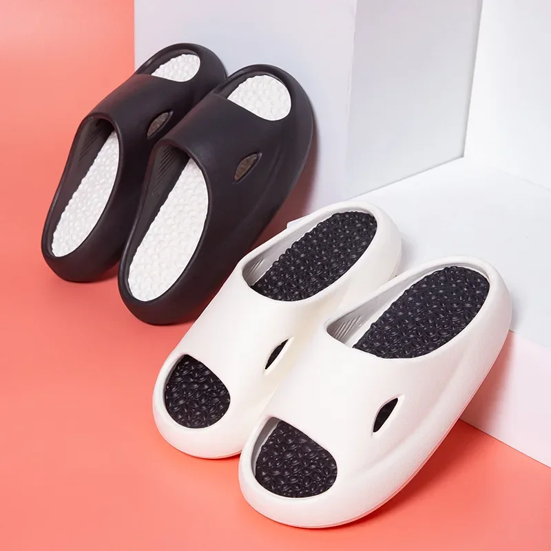 Platform Slippers for Couple Summer Shoes 2023 New Home Massage Slipper Ladies Comfort Beach Slides Sandals Open Toe Flip Flops