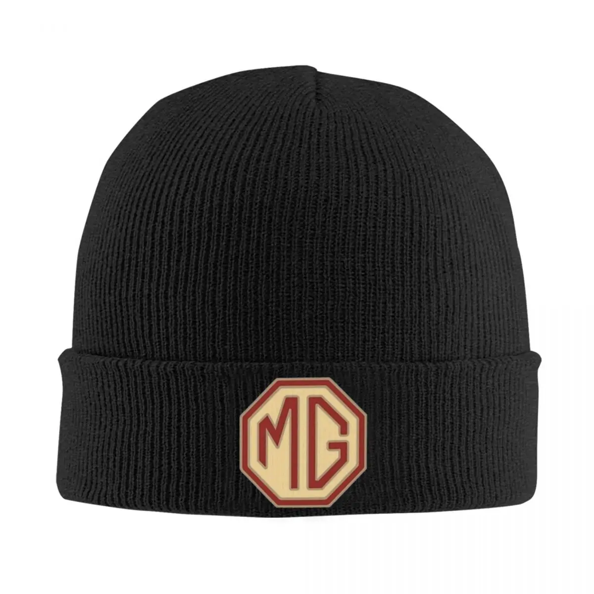 Vintage MG Logo Knitted Hat Beanies Autumn Winter Hats Warm Fashion Cap Men Women