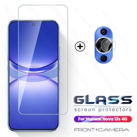 2 In 1 Protective Glass For Huawei nova 12s 12 se s i 12i 4G Camera Lens Screen Protector On Hauwei nova12s nova12se nova12i 4G