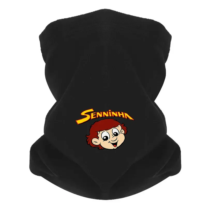 Cartoon smiling boy hair with Men Windproof Scarf Mask Neck Gaiter Hat Women cap Headgear Outdoor Keep Warm Winter Multifunctio