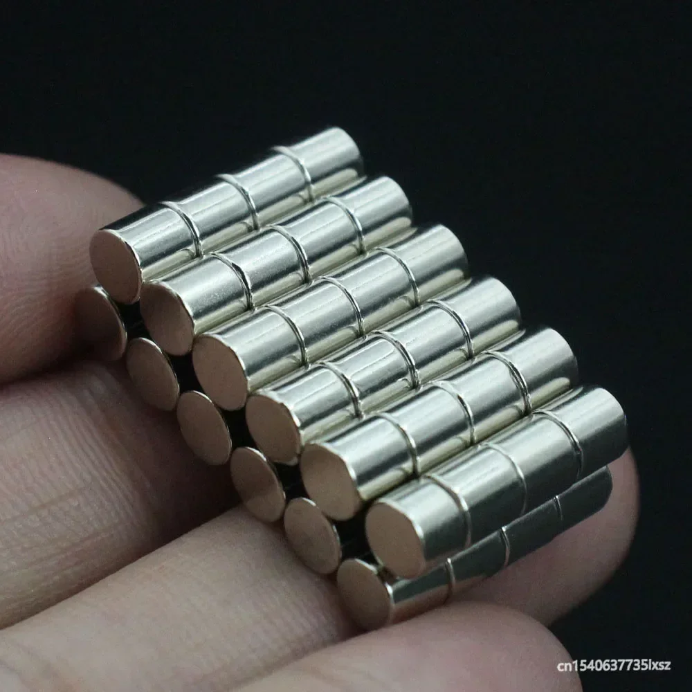 10/20/30/50/60 Pcs 5x5 Neodymium Magnet 5mm X 5mm N35 NdFeB Round Super Powerful Strong Permanent Magnetic Imanes