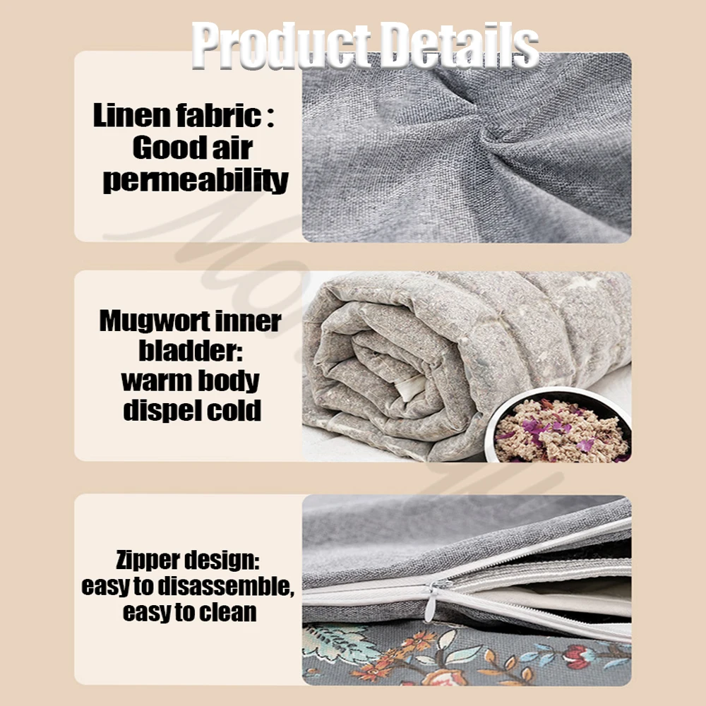 Electric Heating Moxibustion Mattress Temperature Control Blanket Full-body Moxa Therapeutic Heat Pad Wellness Heating Yoga Mat - view 5