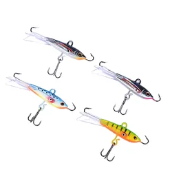 ZWICKE 1pcs 60mm 10.5g Winter Pop-ups Ice Fishing Lure Snap Jigging Bait Fishing Tackle Balancers for Trout Bass Pike Carp Pesca