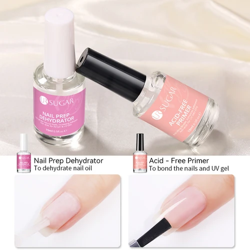 Imagen 2 del producto UR SUGAR-Primers de uñas y deshidratador de preparación de uñas, 15ML, sin necesidad de lámpara LED UV, manicura para decoración de uñas, diseño de esmalte de uñas en Gel