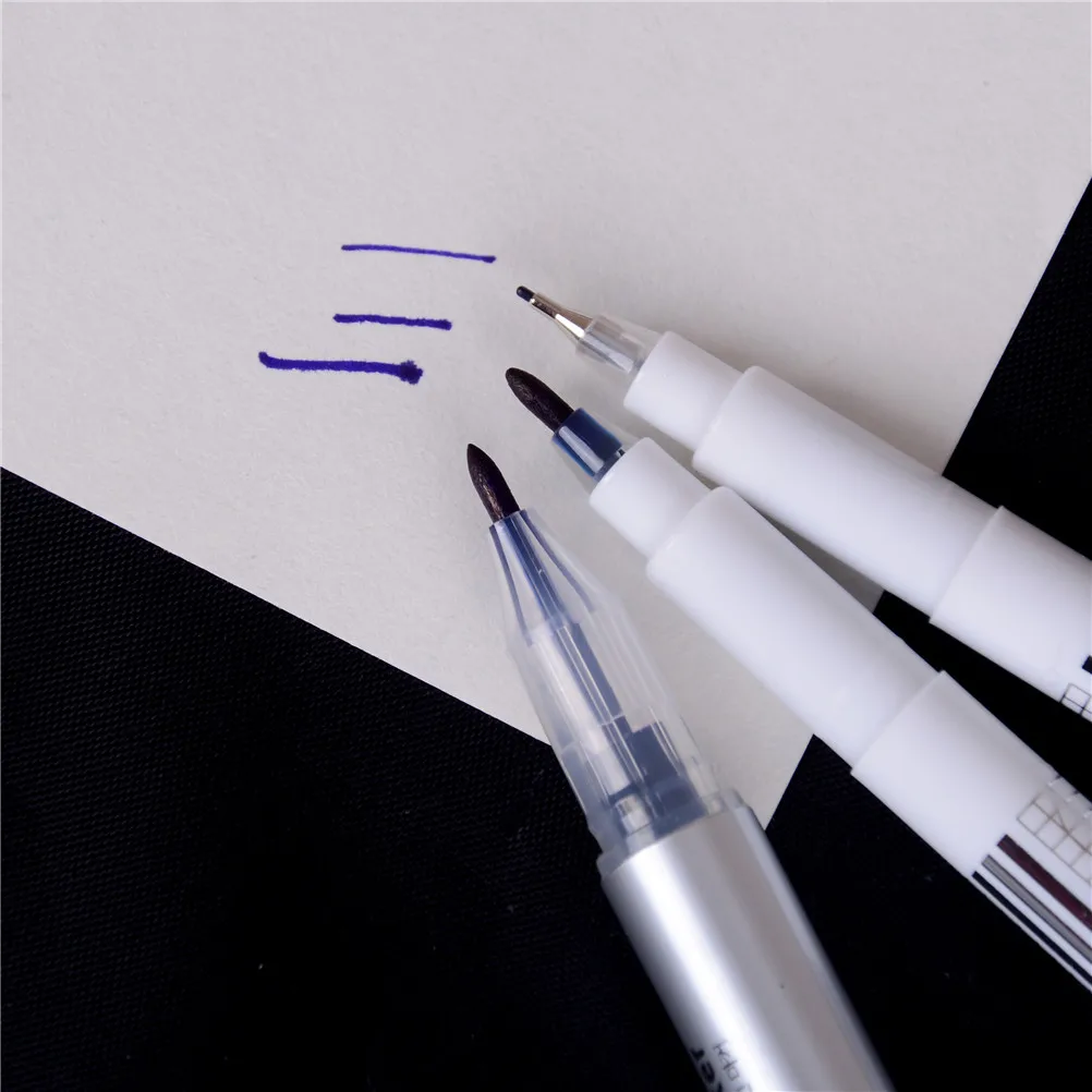 No Iodine is Fixed Easy Coloring Professional Surgical Skin Marker Pen Tattoo Piercing Permanent Eyebrow Measure With Ruler