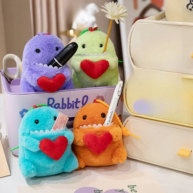 Kuscheltiere Plüsch Schlüssel anhänger Geständnis Monster kreative niedliche Puppe Obst Plüsch Rucksack Schlüssel bund Festival Geschenk für Freund