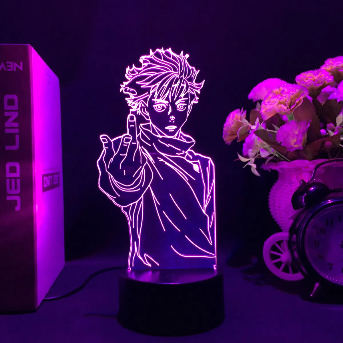 Anime Lamp Jujutsu Kaisen Led Night Light Yuta Okkotsu Figure Table Light Manga Room Decor Birthday Gift