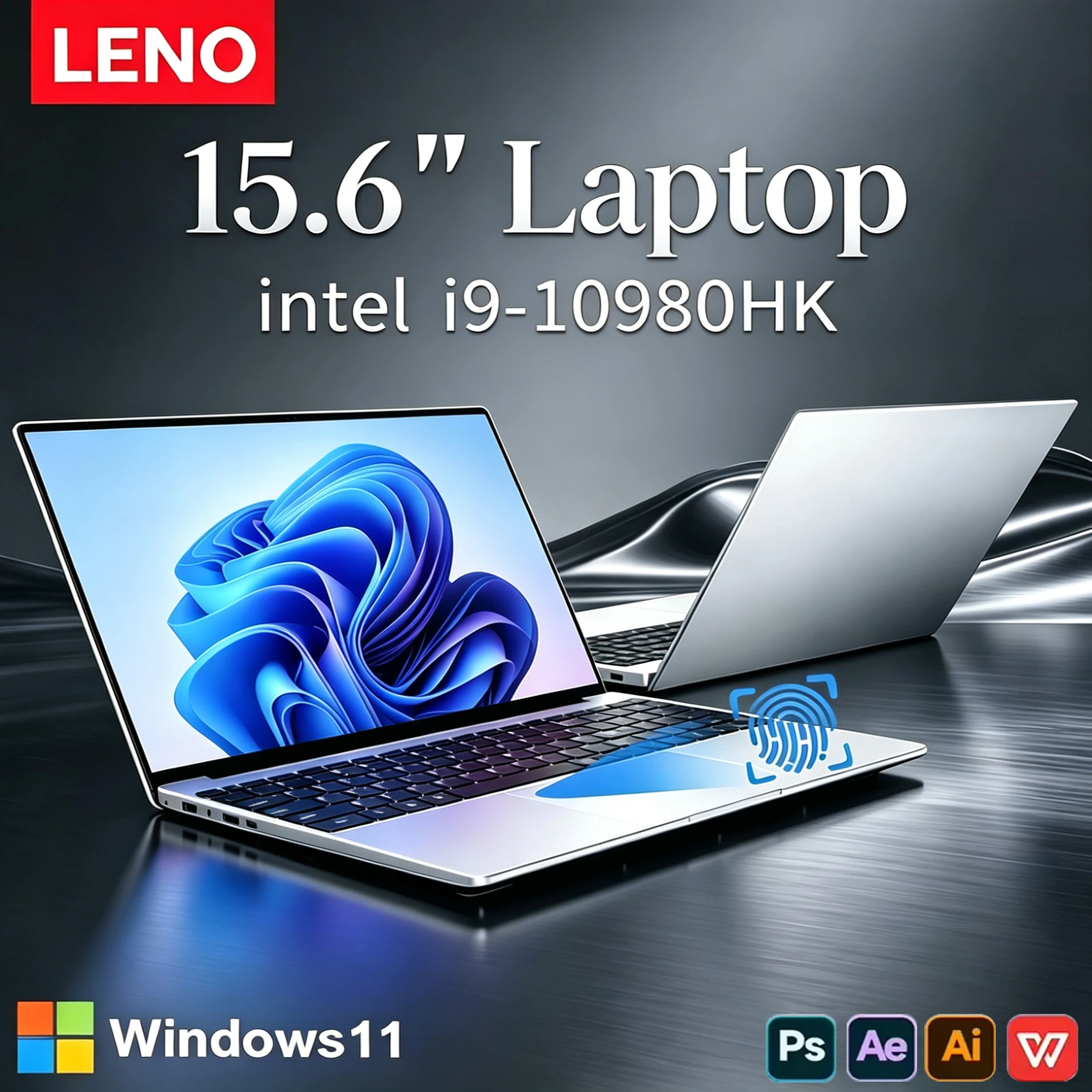 LENO 2026NEW15.6"Laptop Computer Intel Core i9 10980HK 16GB DDR4 1TB SSD Windows 11 Pro Gaming Notebook PC Portable Laptops