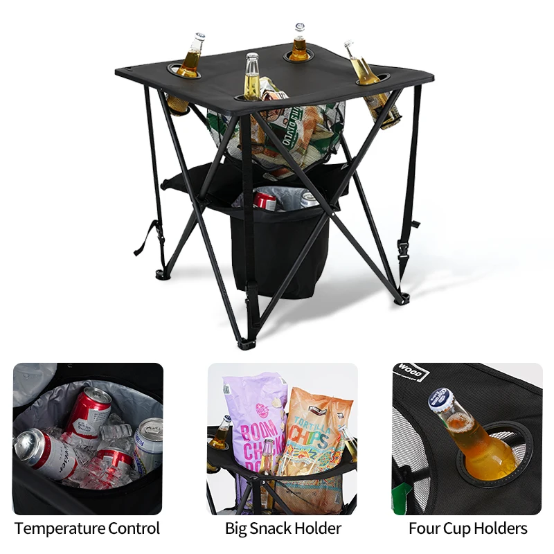 

Portable double-layer ice pack table, suitable for freezing milkshakes, juices, ice cream, etc., perfect for children/friends