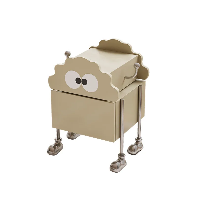 

Robot rotating bedside table small Mickey cartoon creative bedroom living room children's sofa edge several movable models