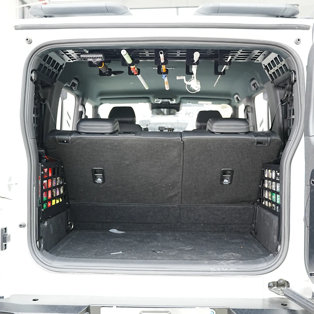 Fit for BAIC 212 T01 2024 2025 2026 Rear Trunk Shelf Side Roof Molle Panel Storage Baskets