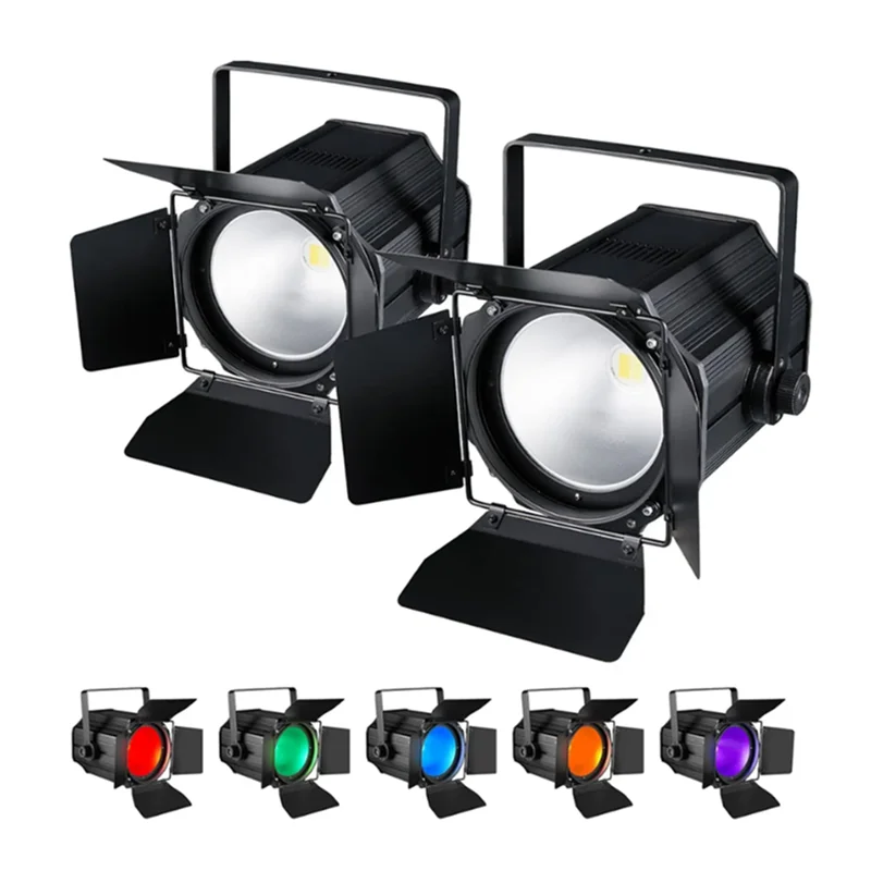 200W RGBW 4IN1 COB LED Spot Par Light Disco Party Wedding Club Bar Concert DMX512 Wash Light Stage Effect Light Event Show