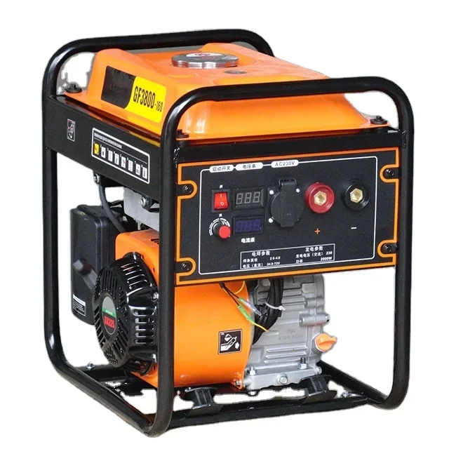 Portable 160A 230A Gasoline Welding Machine 2KW AC Small Inverter Arc Petrol Welder