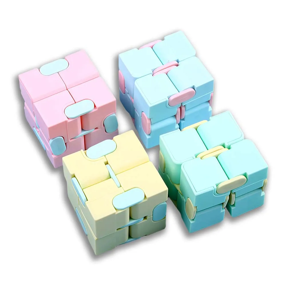 マジックインフィニティフリップパズルキューブ フィジェットトイ 2個入り 子供と大人向け |   感覚ストレス解消抗ストレス減圧キューブ