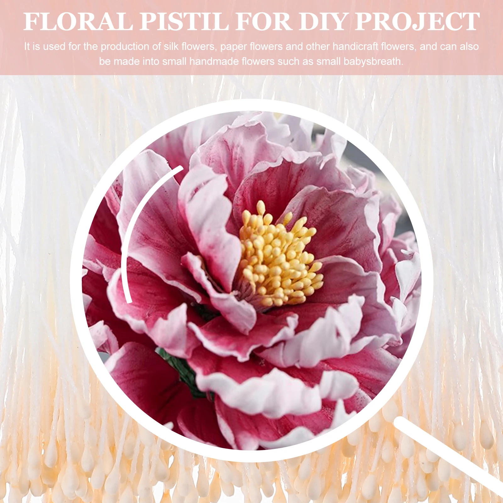 

Bulk Simulated Floral Pistils Realistic Flower Making Buds for DIY Crafts Wedding Handmade Supplies