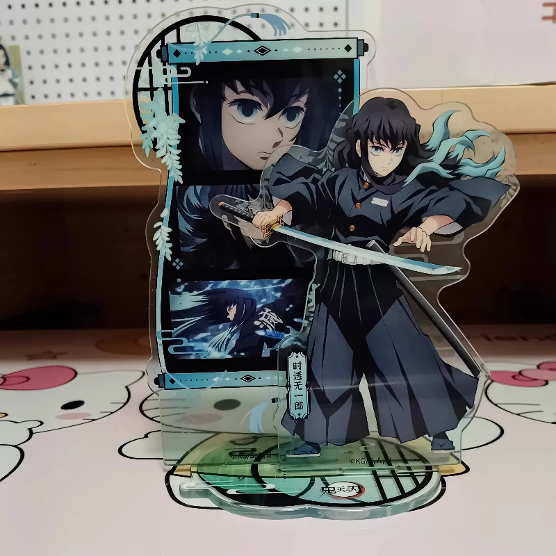 

Набор из 2 акриловых фигурок по аниме «Истребитель демонов»: Токито Муичиро и Канроджи Мицури, настольный декор, подарок